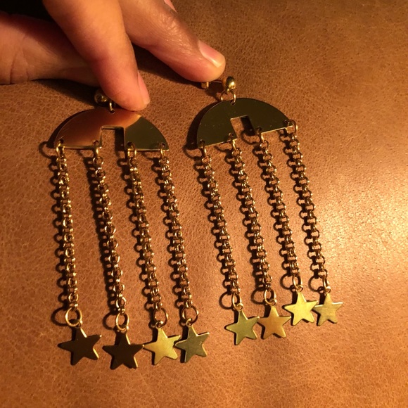 Shooting star 🌠 💫 statement earrings - Picture 10 of 14